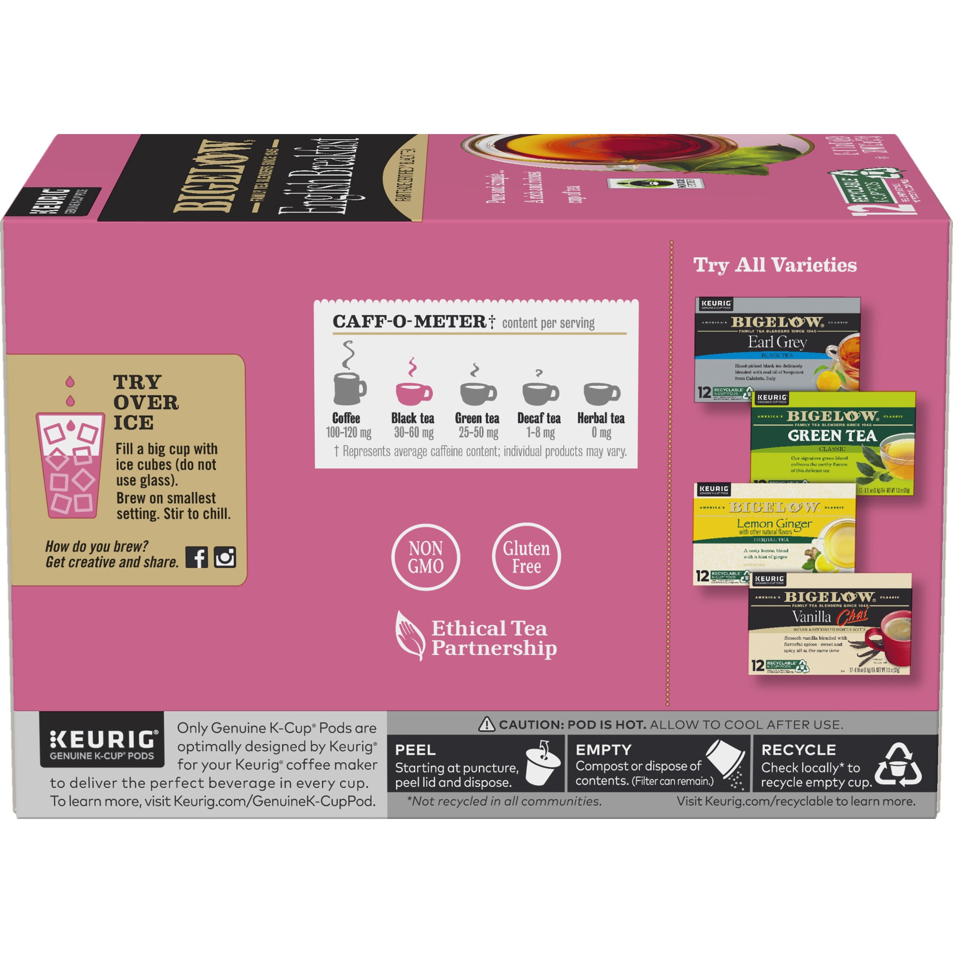 Bigelow English Breakfast Black Tea Kcups 12 ct Shipt