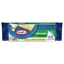 Kraft Mozzarella Cheese, 8 oz Block