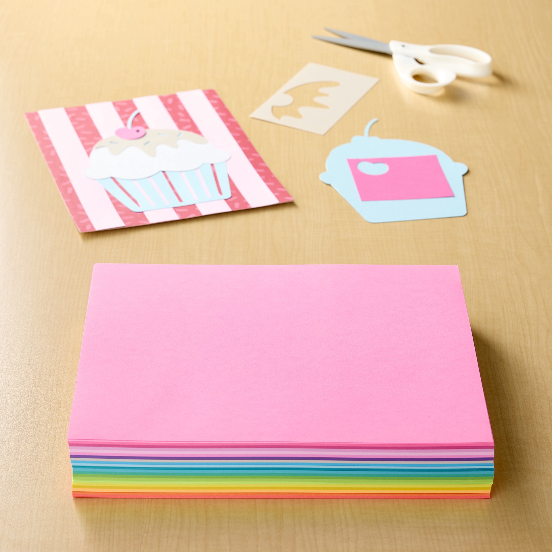 slide 2 of 2, Bright Essentials 8.5" X 11" Cardstock Paper By Recollections, 200 Sheets, 8.5 in x 11 in