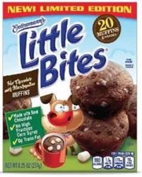 Entenmann's Little Bites Hot Cocoa with Marshmallow Mini Muffins, 5 packs, 8.25 oz