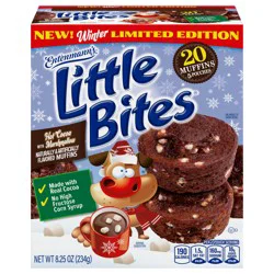 Entenmann's Little Bites Hot Cocoa with Marshmallow Mini Muffins, 5 packs, 8.25 oz