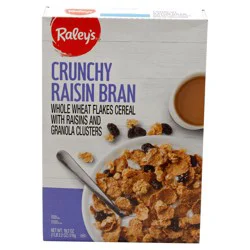 Raley's Cereal, Raisin & Bran Krisp 18.2 oz