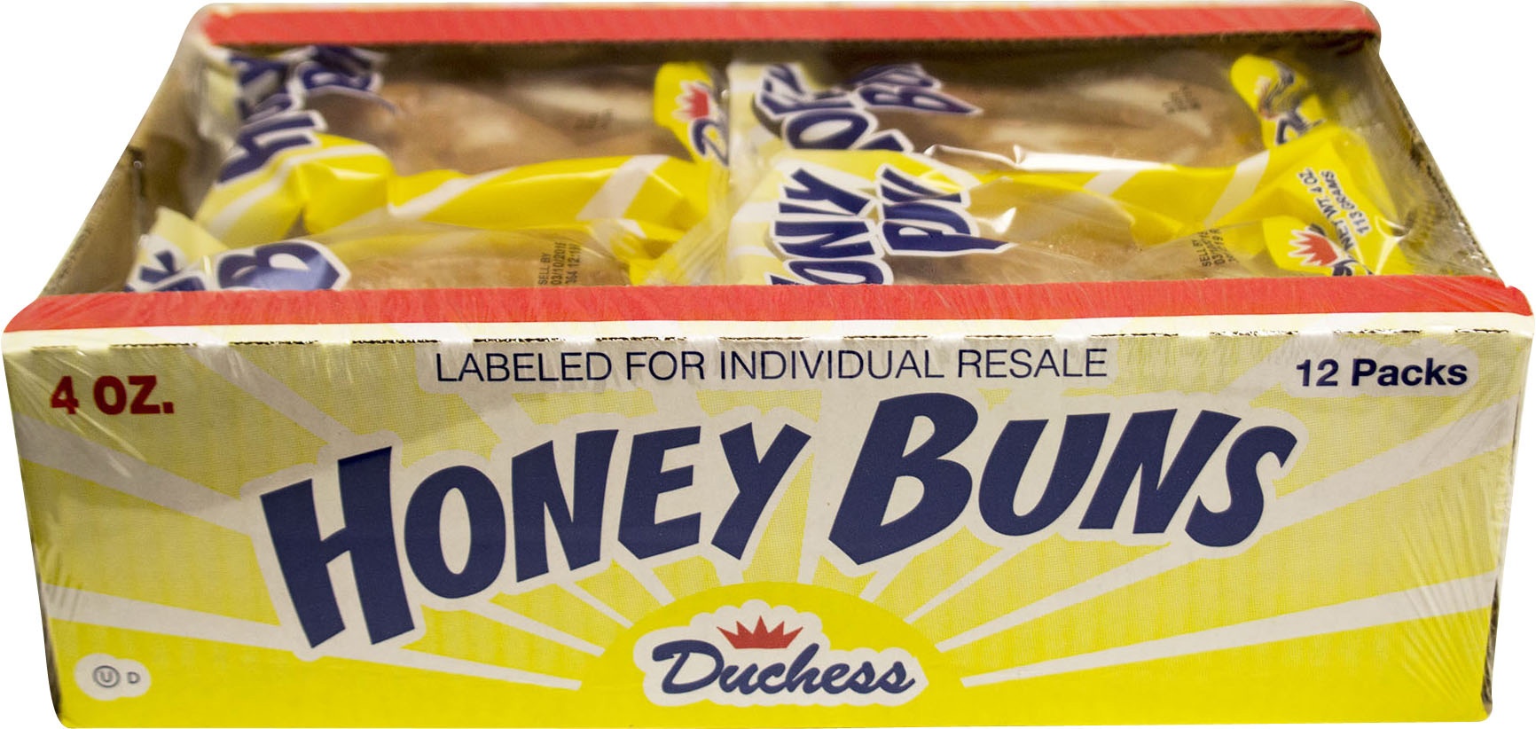 slide 1 of 1, Duchess Honey Buns, 12 ct
