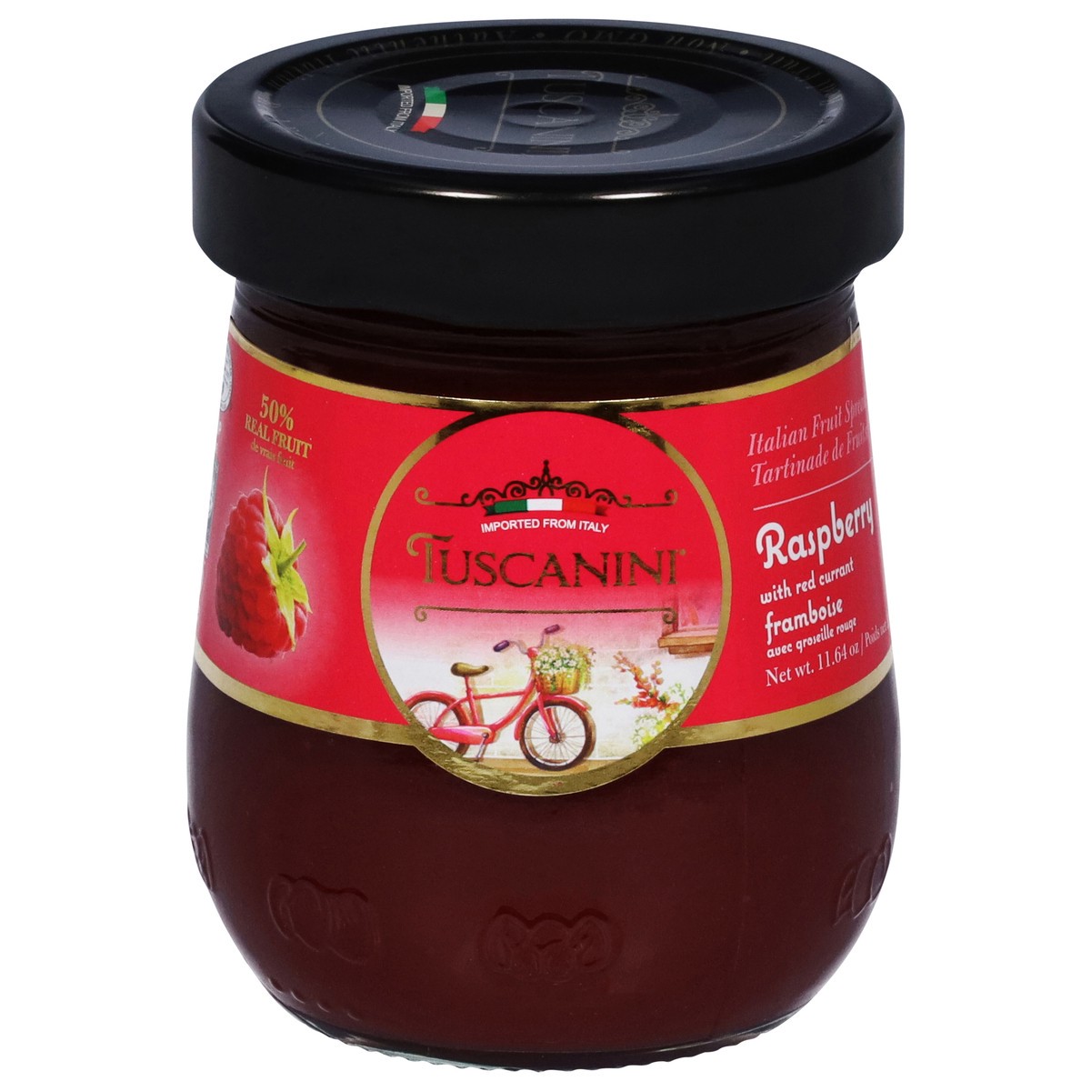 slide 1 of 9, Tuscanini Raspberry Spread Preserves, 11.64 oz