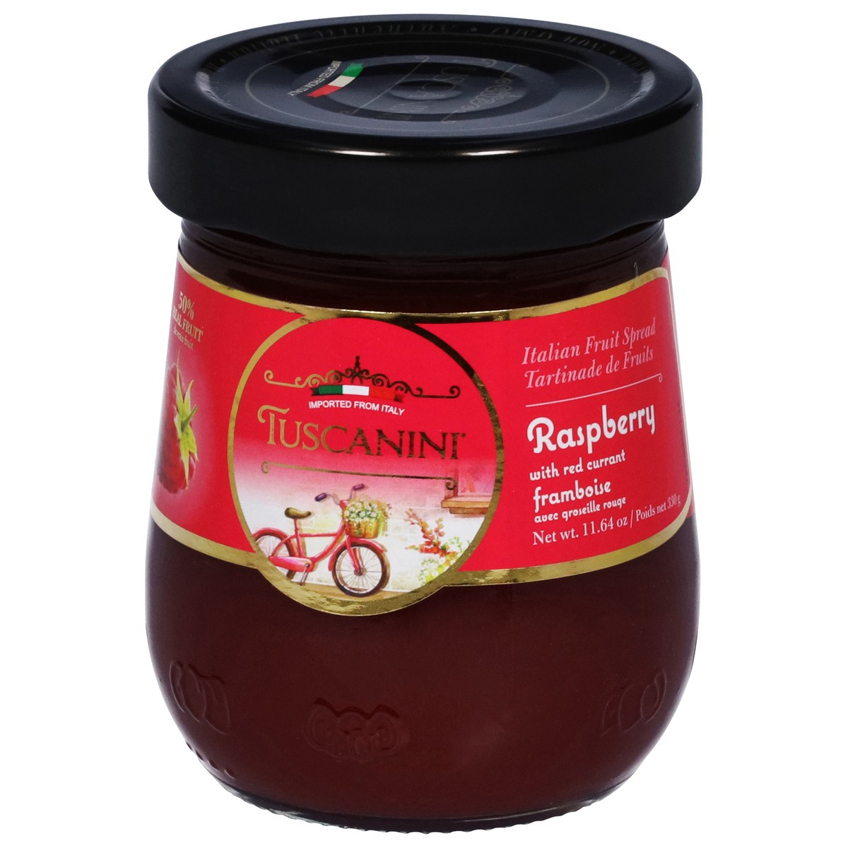 slide 5 of 9, Tuscanini Raspberry Spread Preserves, 11.64 oz