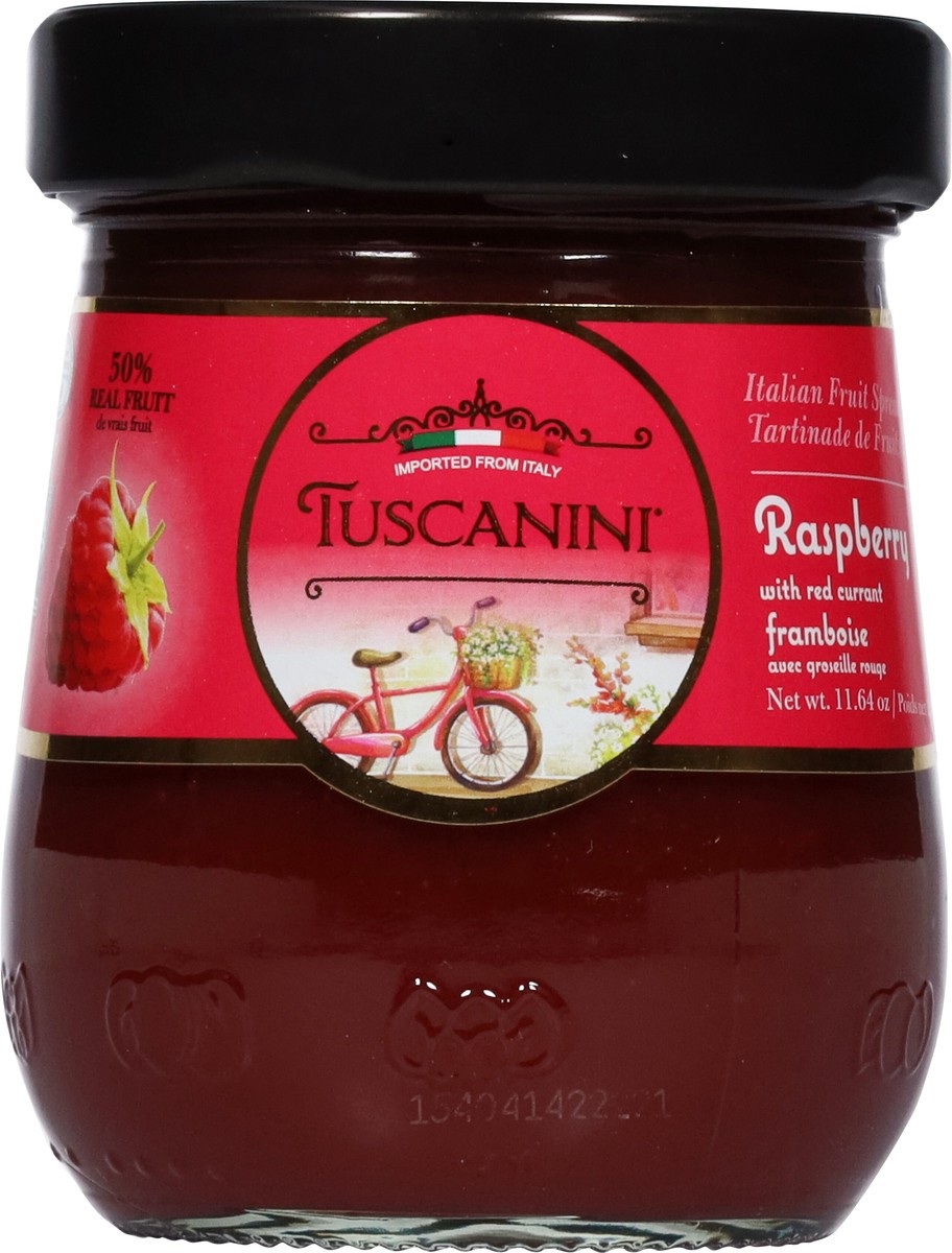 slide 2 of 9, Tuscanini Raspberry Spread Preserves, 11.64 oz