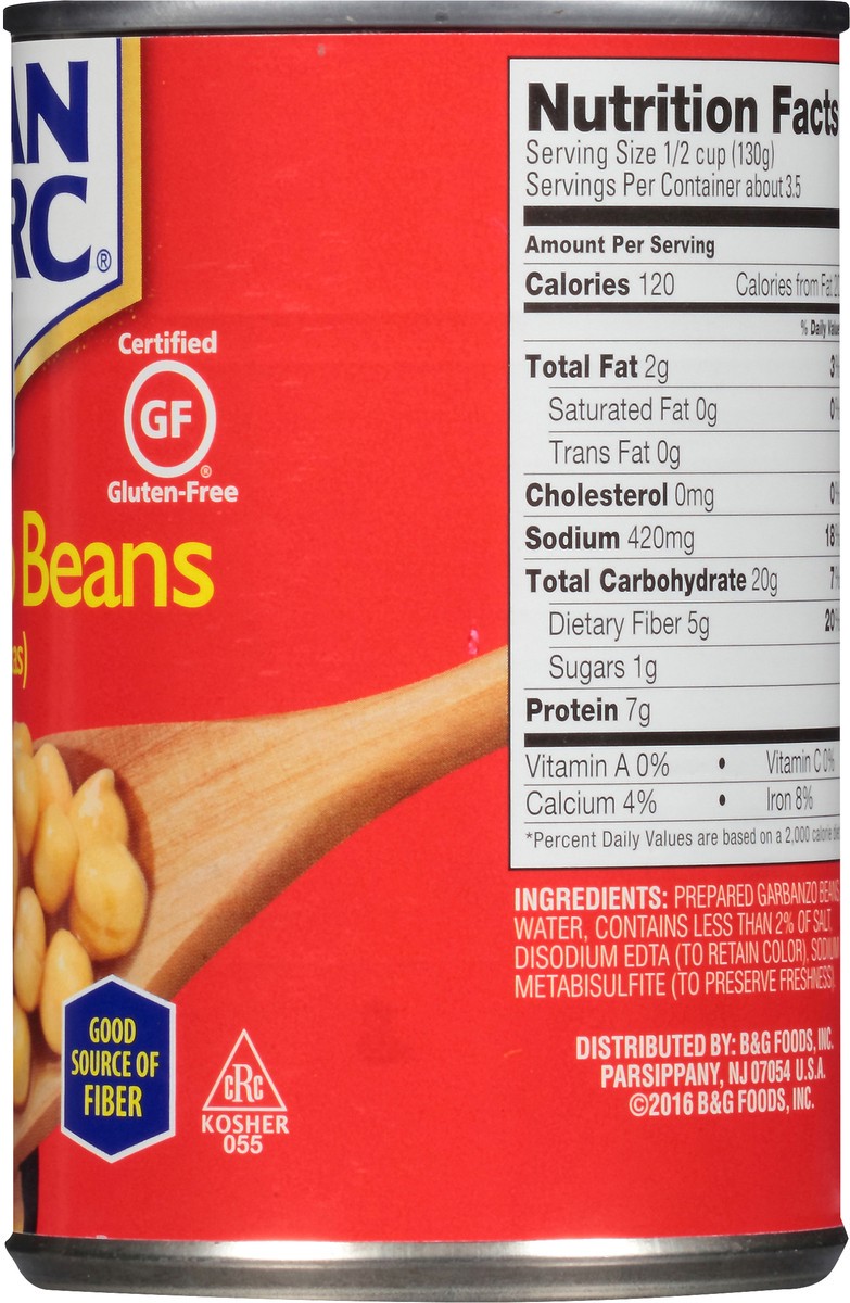 slide 5 of 7, Joan of Arc Garbanzo Beans Chick Peas 15 oz. Can, 