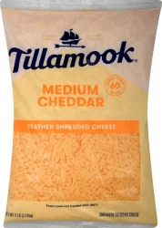 Tillamook Medium Cheddar Feather Shredded Cheese