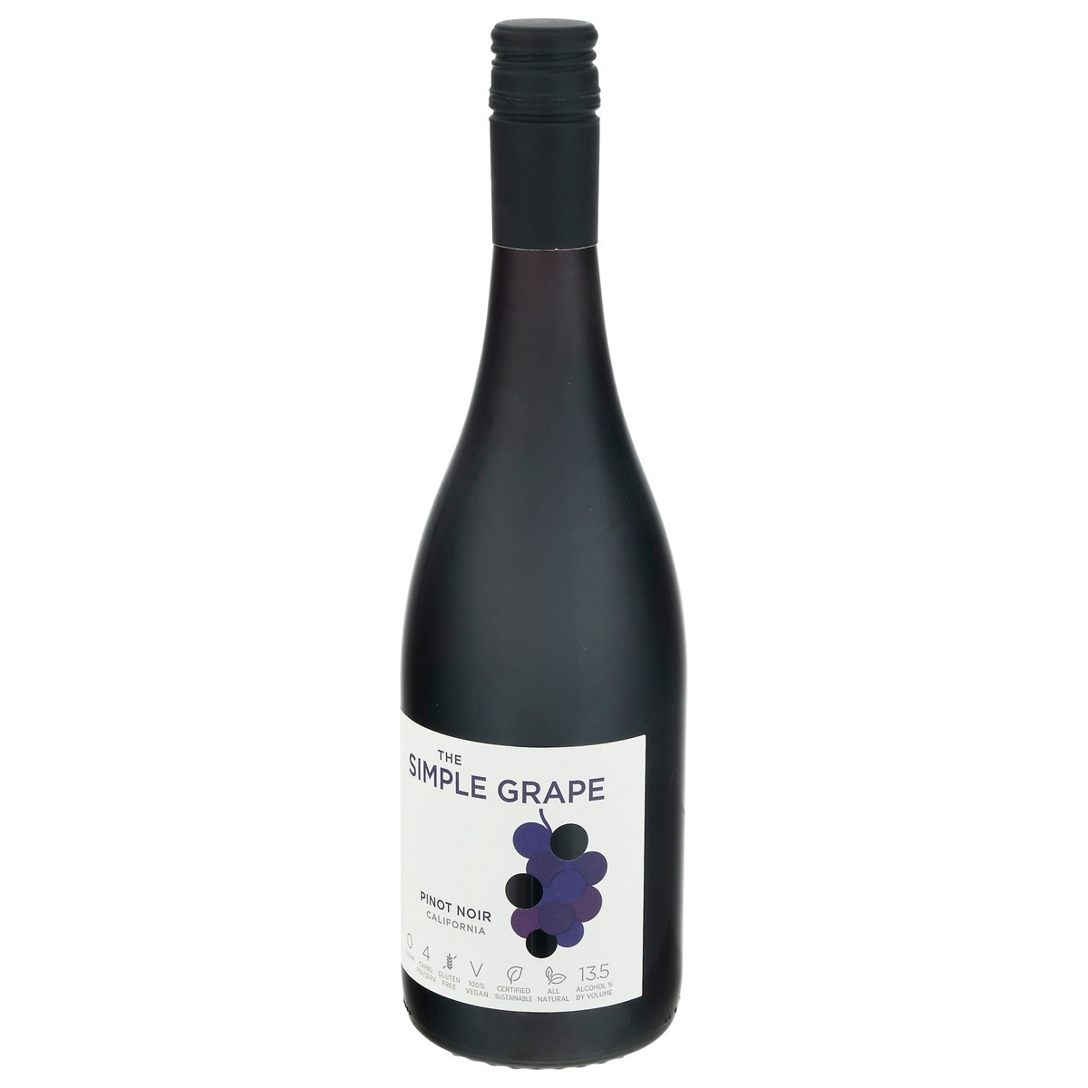 slide 5 of 9, The Simple Grape California Pinot Noir 750 ml Bottle, 750 ml
