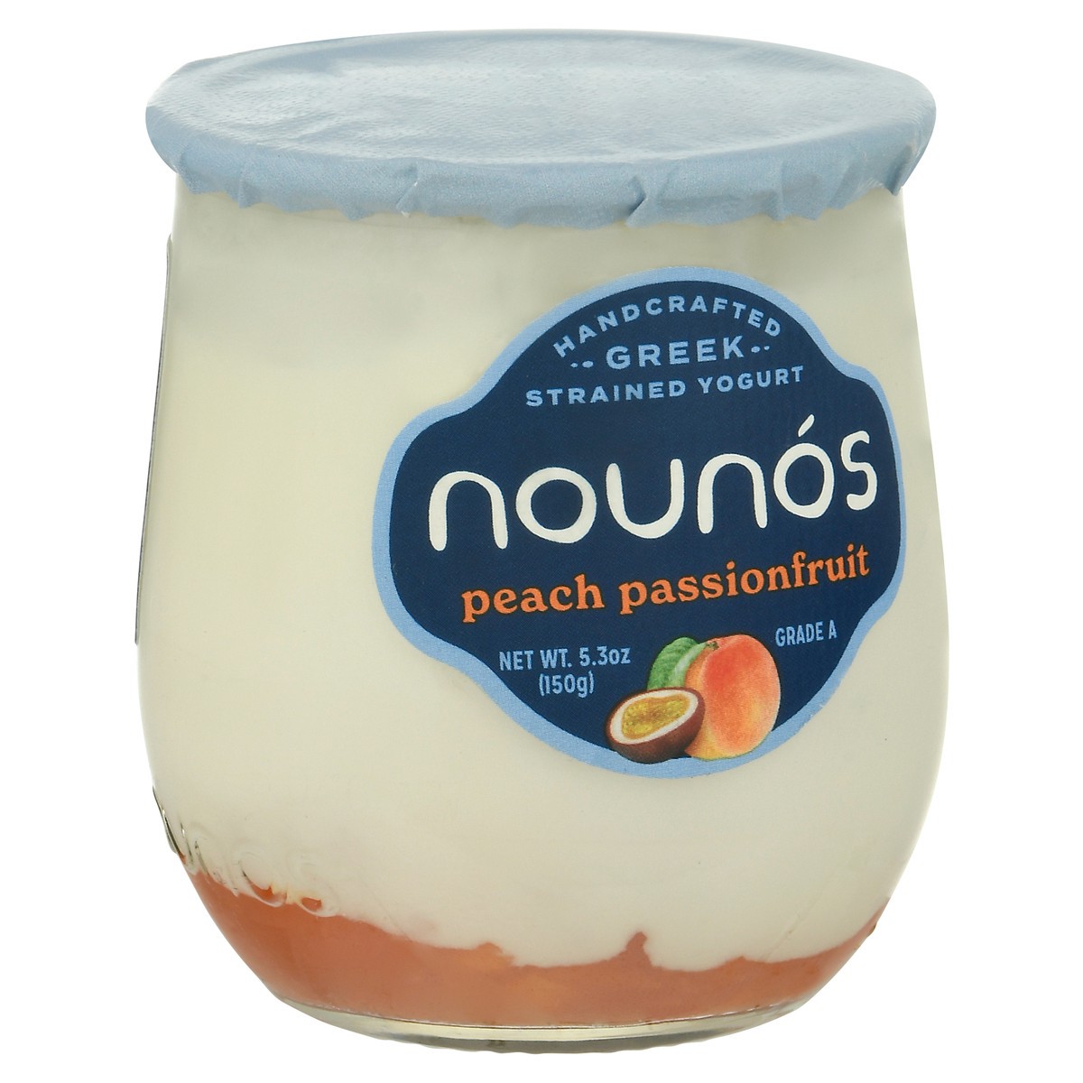 slide 2 of 9, Nounós Strained Greek Peach Passionfruit Yogurt 5.3 oz, 5.3 oz