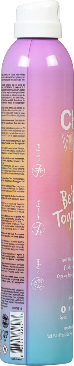 slide 2 of 9, CHI Vibes Better Together Dual Mist Hair Spray 10 oz, 10 oz
