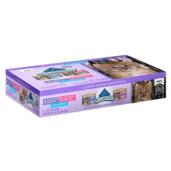 Blue Wilderness Pate Wet Kitten Food Variety Pack