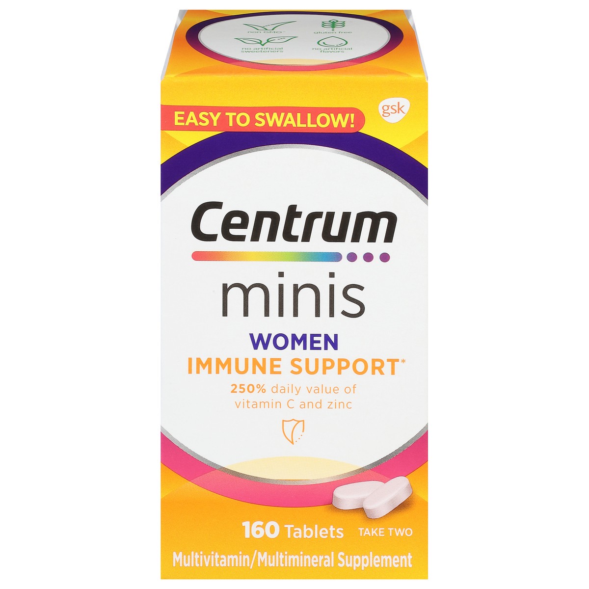 slide 1 of 9, Centrum Women Immune Support Minis 160 Tablets, 160 ct