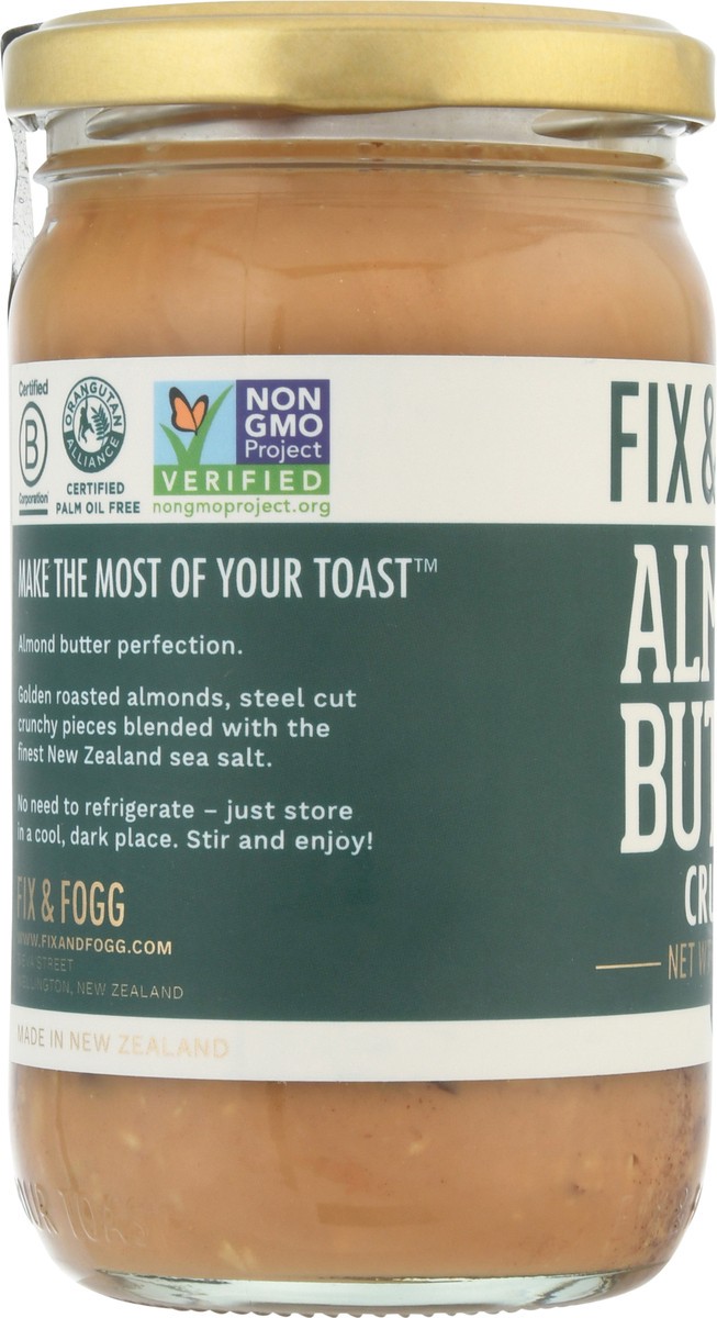 slide 2 of 13, Fix & Fogg Crunchy Almond Butter 10 oz, 10 oz