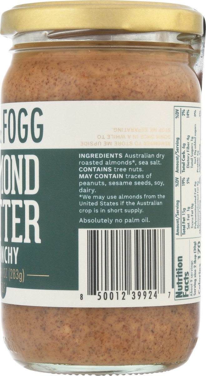 slide 3 of 13, Fix & Fogg Crunchy Almond Butter 10 oz, 10 oz