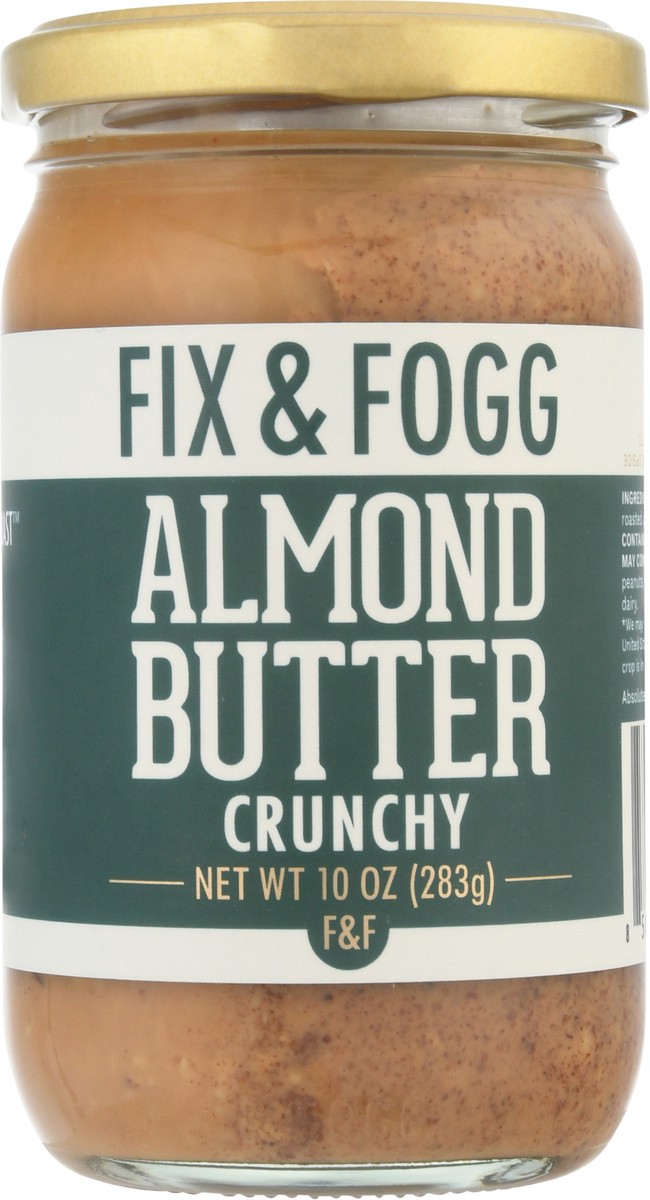 slide 4 of 13, Fix & Fogg Crunchy Almond Butter 10 oz, 10 oz