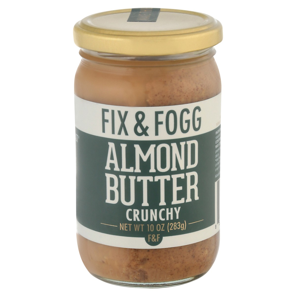 slide 9 of 13, Fix & Fogg Crunchy Almond Butter 10 oz, 10 oz