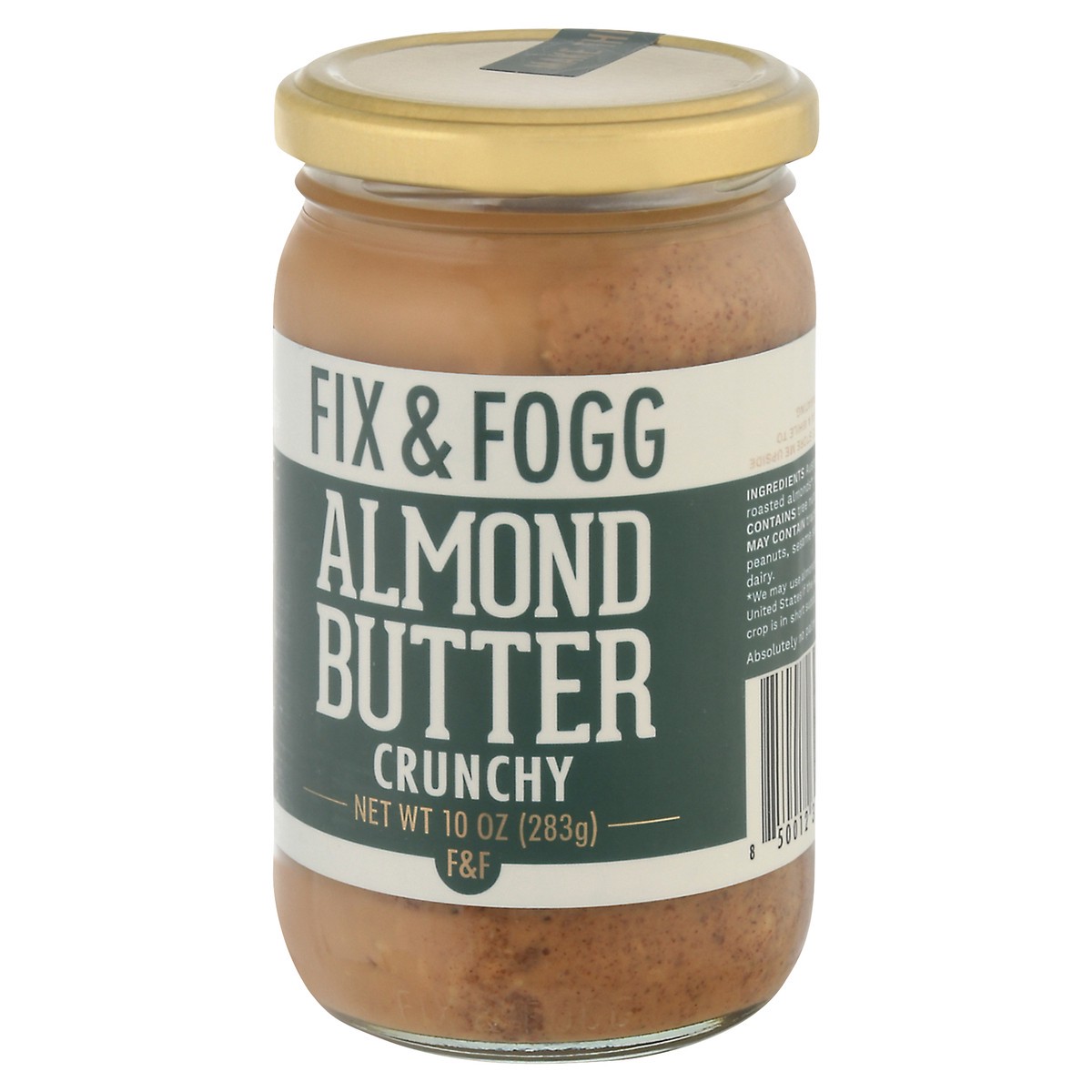 slide 10 of 13, Fix & Fogg Crunchy Almond Butter 10 oz, 10 oz