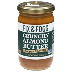 Fix & Fogg Crunchy Almond Butter - 10 oz