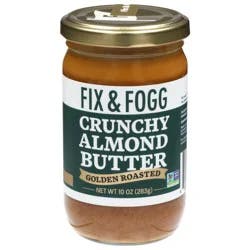 Fix & Fogg Crunchy Almond Butter - 10 oz