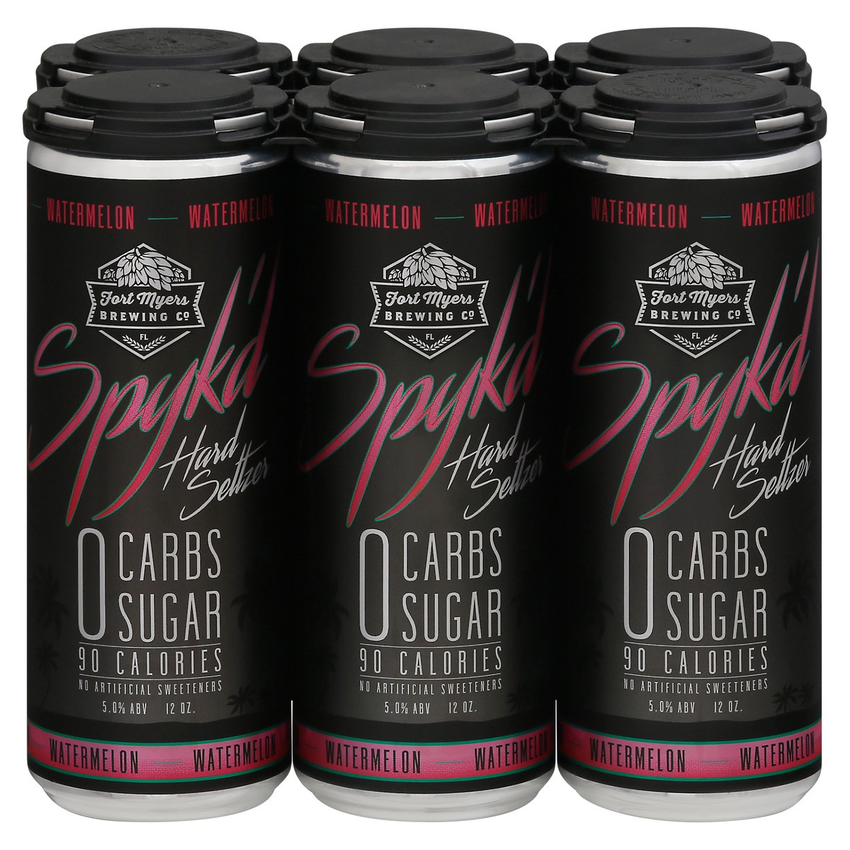 slide 2 of 4, Spyder Watermelon Hard Seltzer 6 ea, 6 ct
