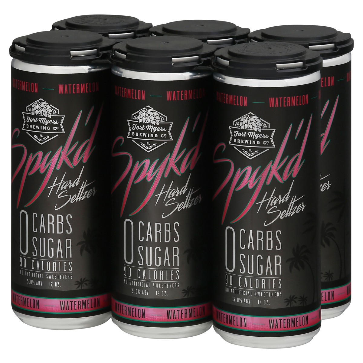 slide 4 of 4, Spyder Watermelon Hard Seltzer 6 ea, 6 ct