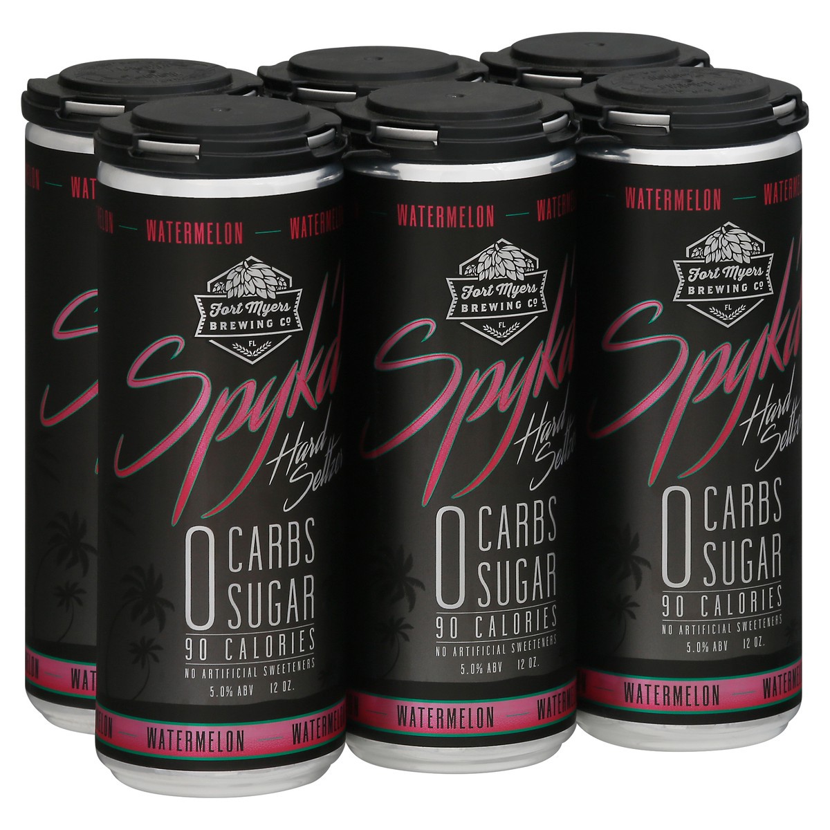 slide 3 of 4, Spyder Watermelon Hard Seltzer 6 ea, 6 ct