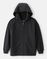 Boys Zip-Up Hoodie - Black Black 4