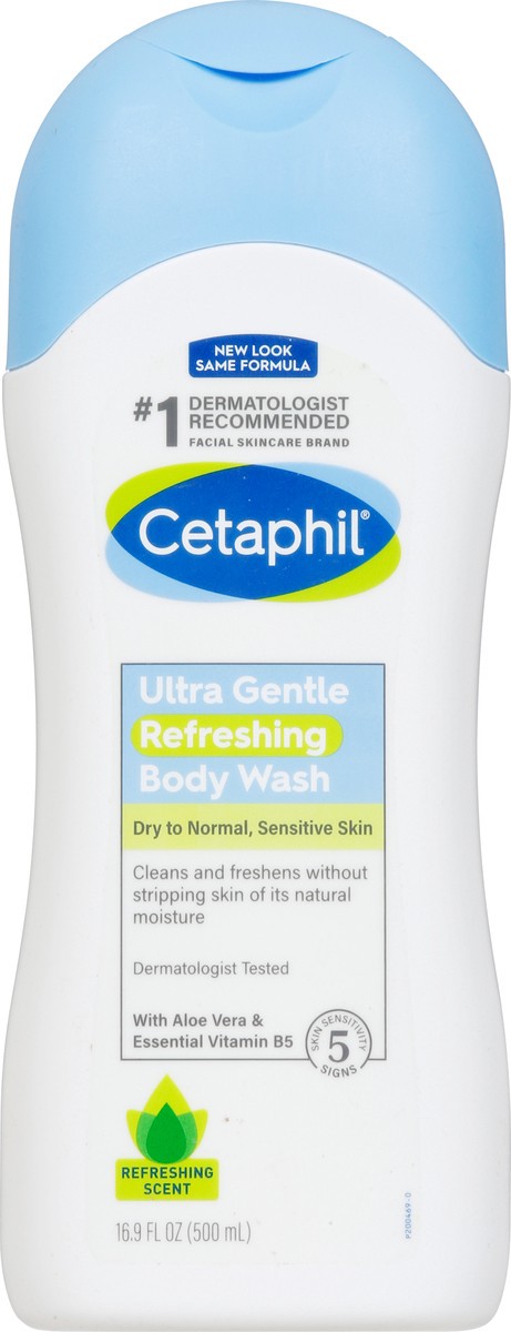 slide 8 of 9, Cetaphil Ultra Gentle Refreshing Scent Body Wash 16.9 fl oz, 16.9 fl oz