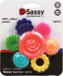 Sassy Silicone Flower Teether