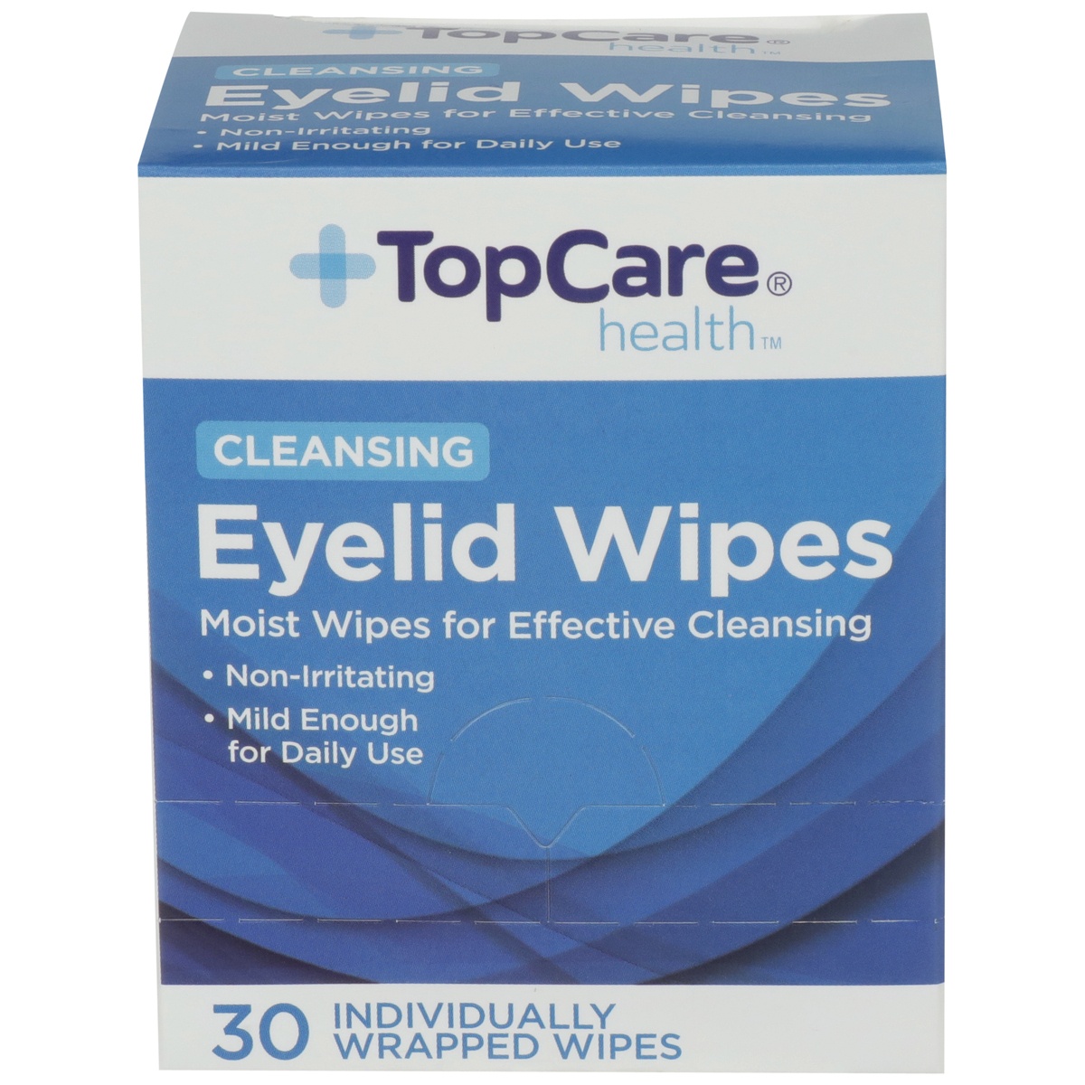 slide 1 of 1, TopCare Cleansing Eyelid Wipes, 30 ct