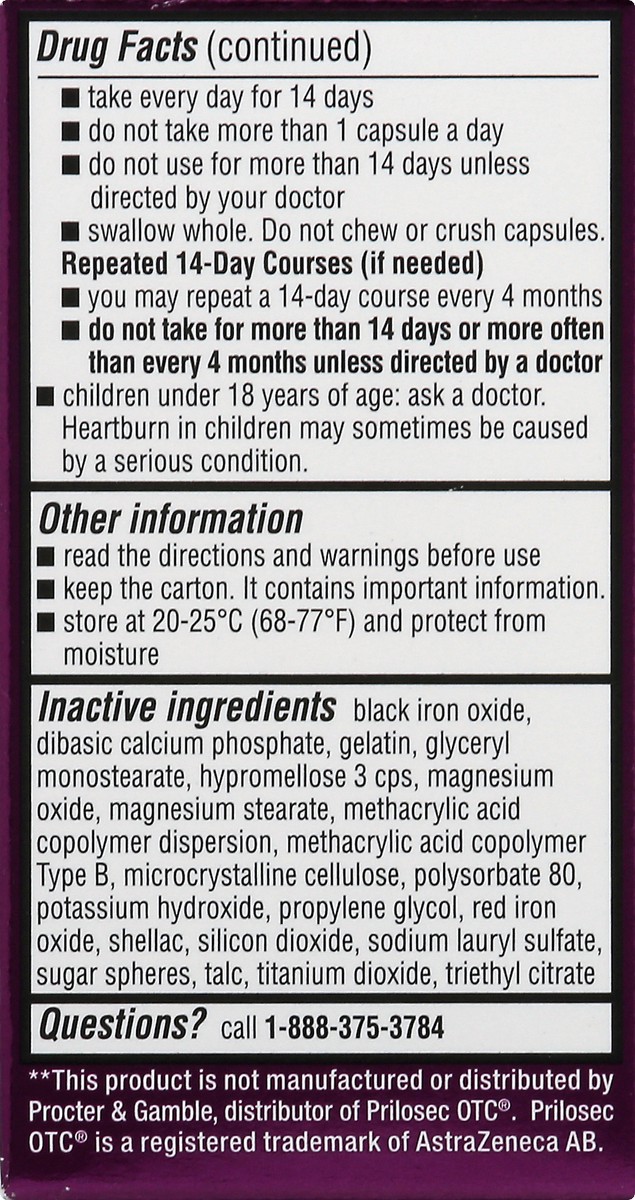 slide 11 of 11, CVS Health Omeprazole Delayed Release Capsules, 14 Ct, 1 ct