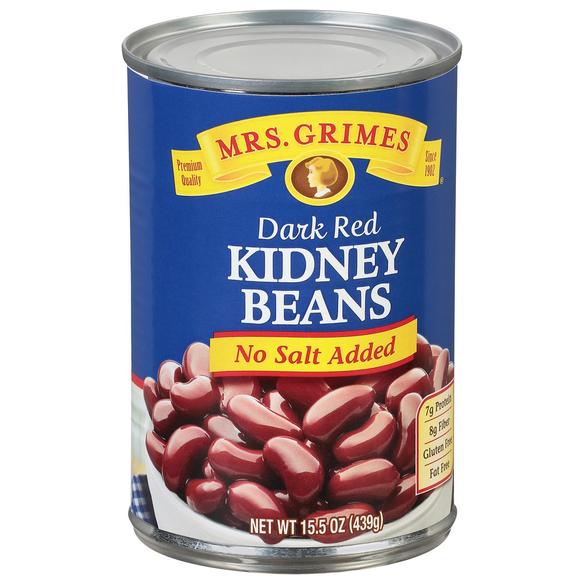 slide 7 of 9, Mrs. Grimes Dark Red No Salt Added Kidney Beans 15.5 oz, 15.5 oz