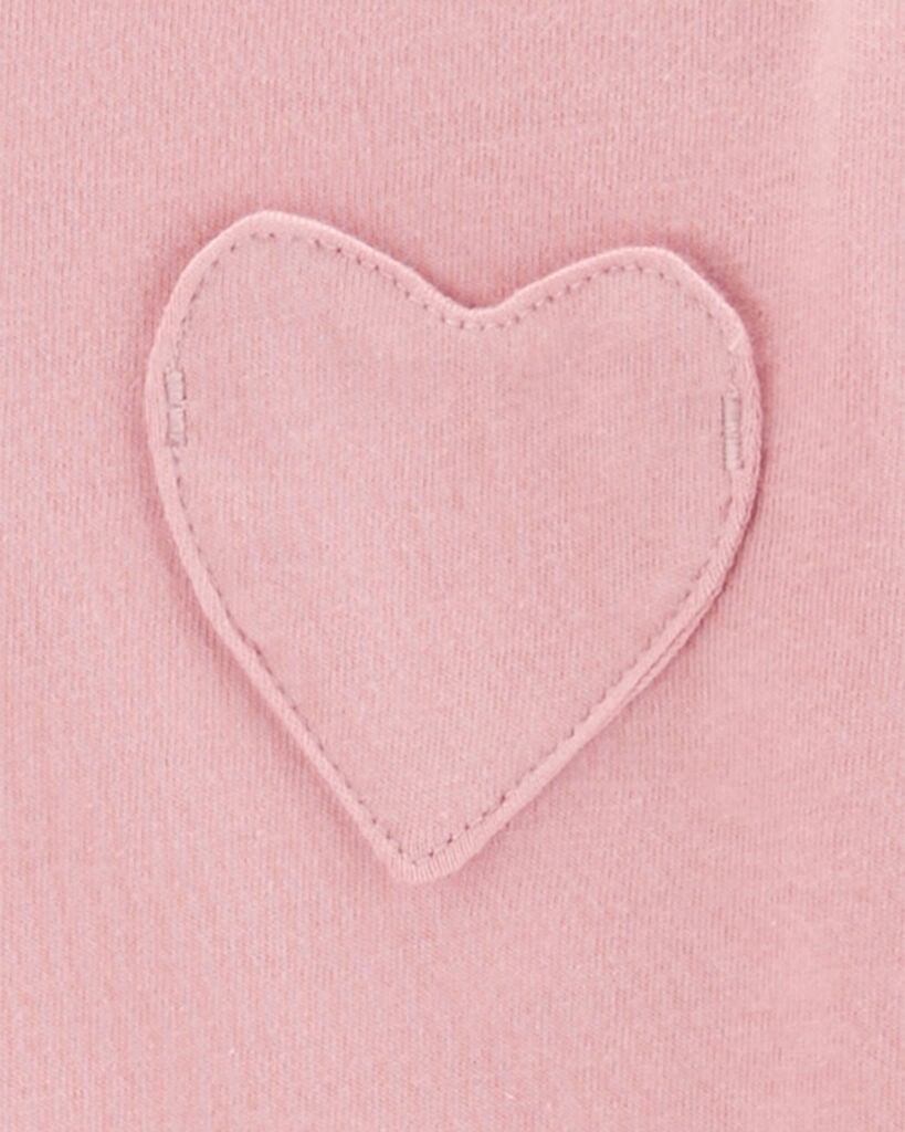 slide 2 of 2, Carter's Toddler Heart Pocket Tee Pink 3T, 1 ct