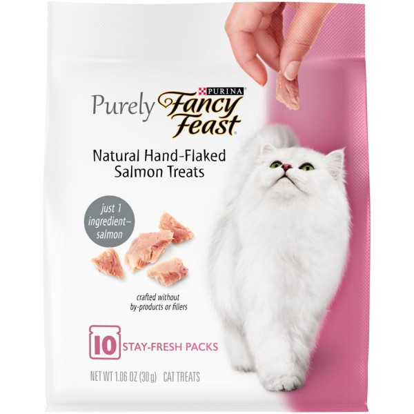 slide 1 of 1, Fancy Feast Cat Treats Salmon, 