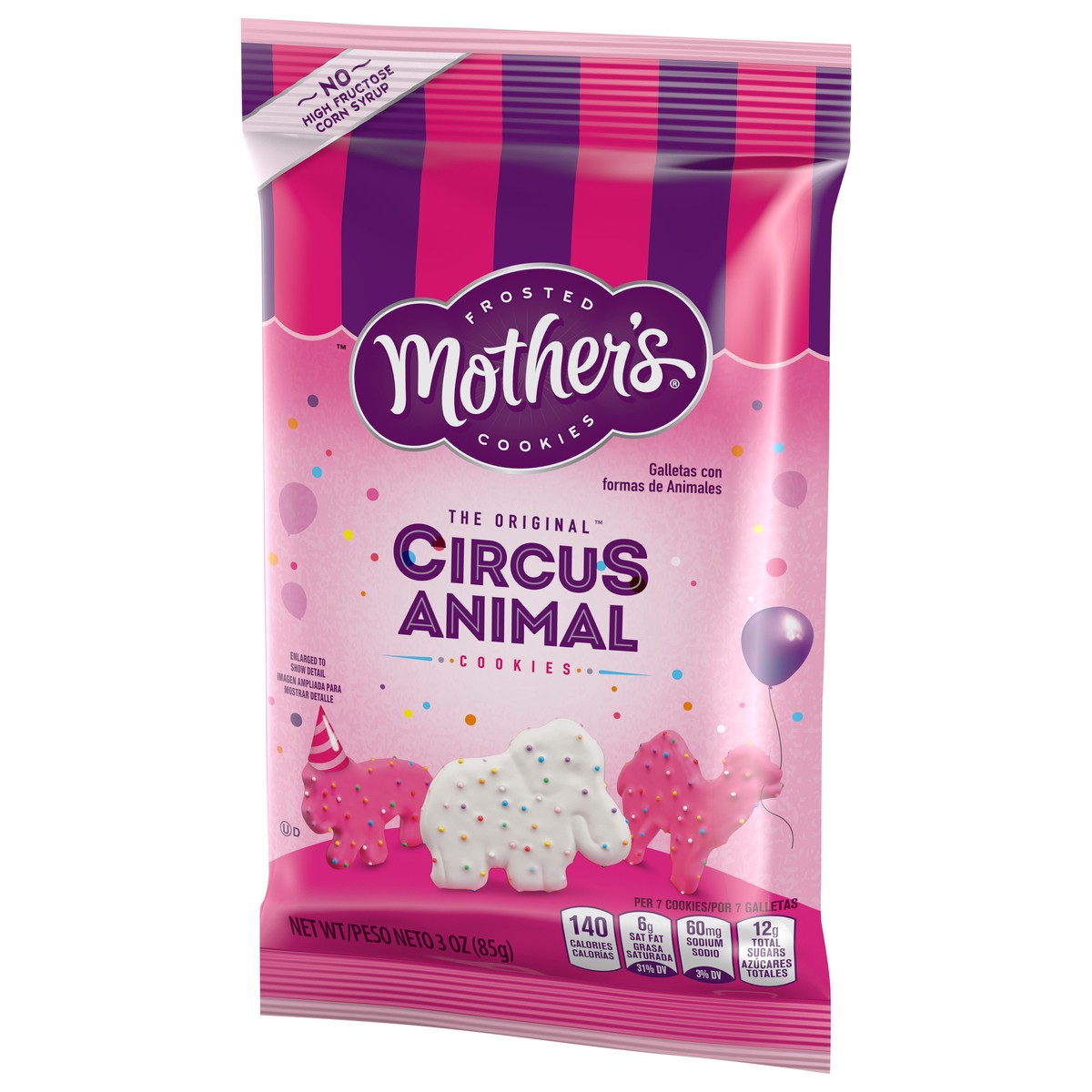 slide 3 of 9, Mother's The Original Circus Animal Frosted Cookies 3 oz, 3 oz