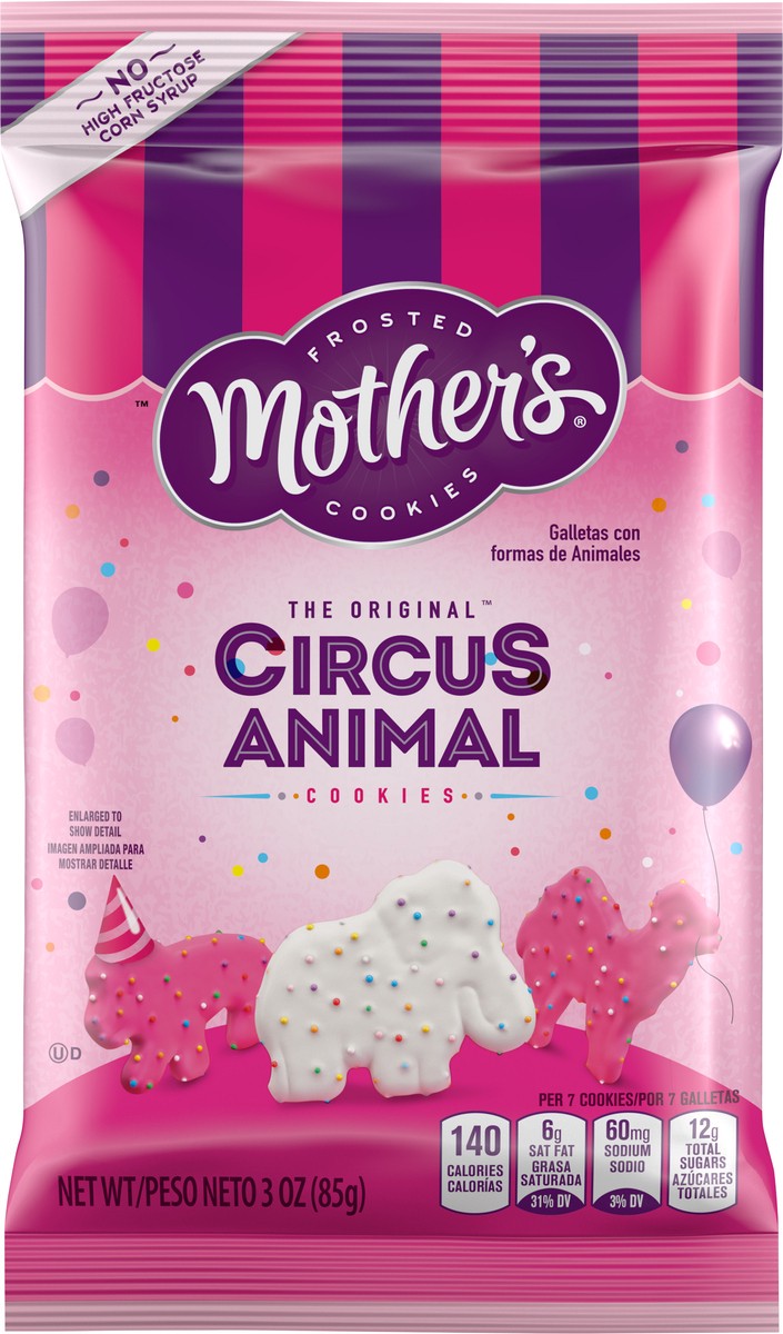 slide 6 of 9, Mother's The Original Circus Animal Frosted Cookies 3 oz, 3 oz