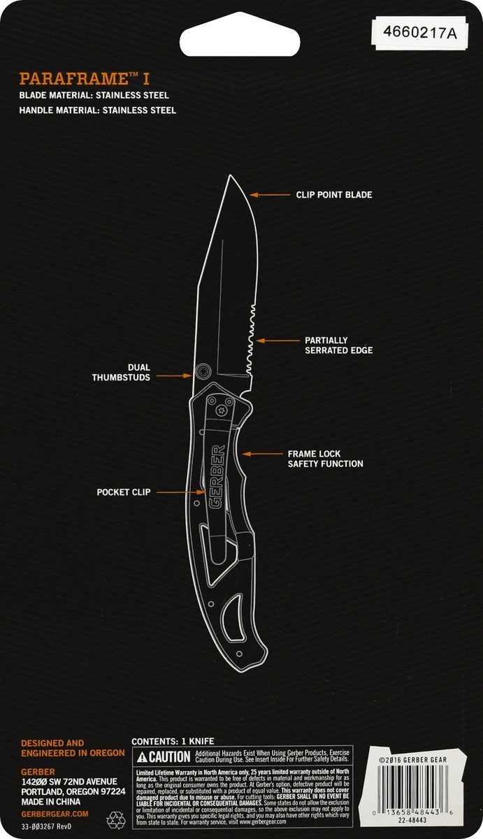 slide 4 of 7, Gerber Knife 1 ea, 1 ct