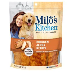Milo's Kitchen Chicken Jerky Strips Dog Treats, Jerry Chicken, 15 oz