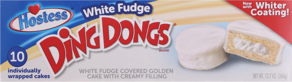 slide 8 of 9, Hostess White Fudge Ding Dongs, 12.7 oz