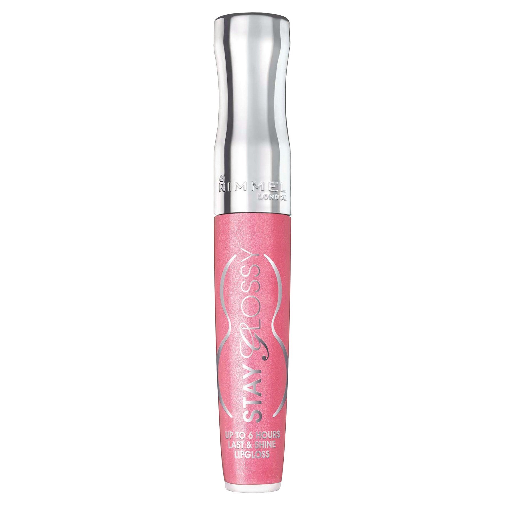 slide 1 of 3, Rimmel Stay Glossy Lip Gloss Stay My Rose - 0.18 fl oz, 0.1 oz