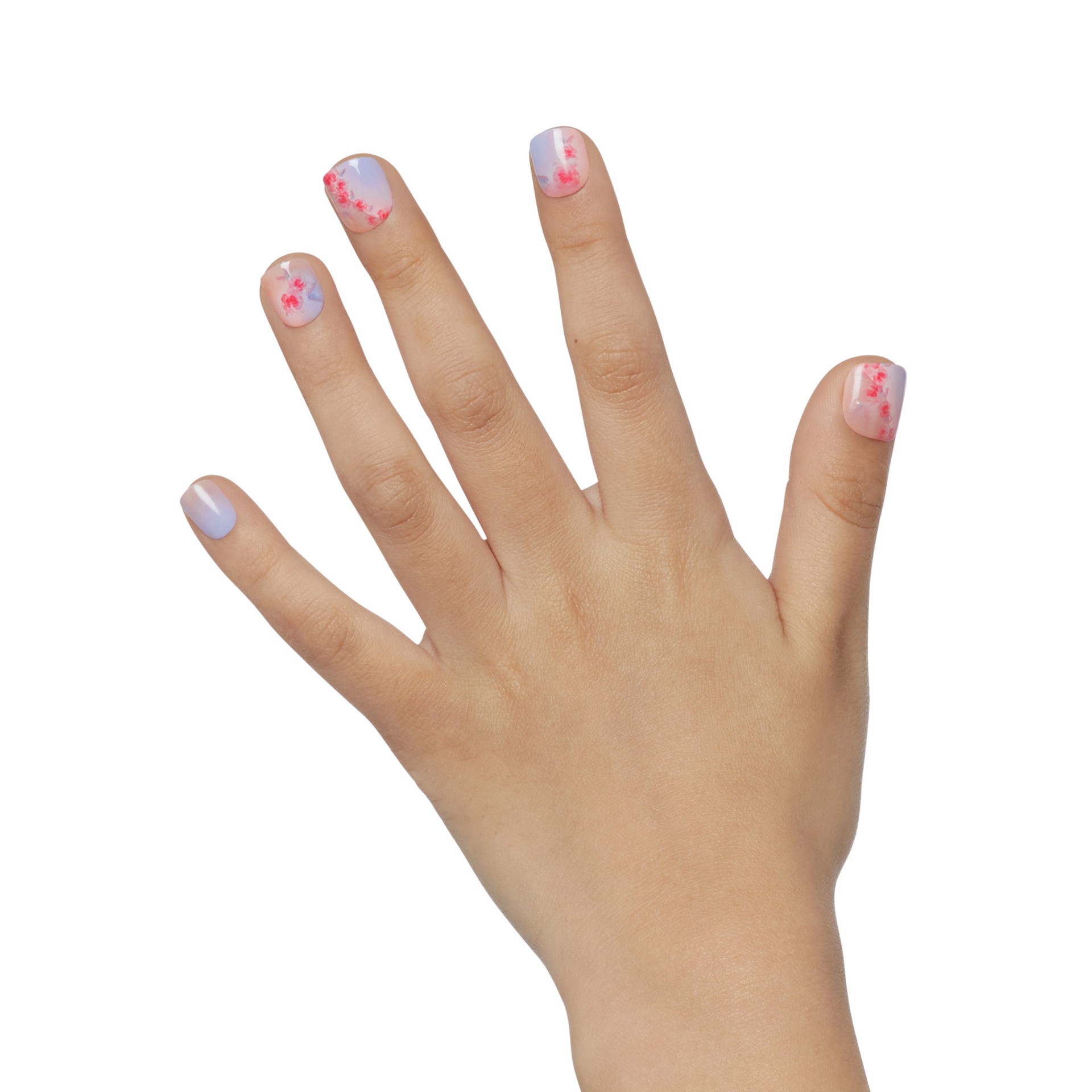 slide 3 of 5, imPRESS LoveShackFancy x imPRESS Mini Limited Edition Square Kids Press-On Nails, Pink, 20 Pieces, 1 ct