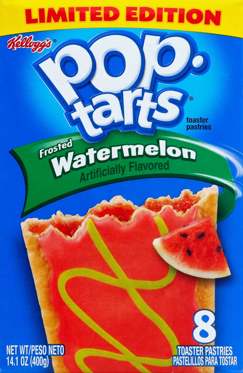 slide 5 of 6, Pop-Tarts Toaster Pastries, Frosted, Watermelon, 8 ct
