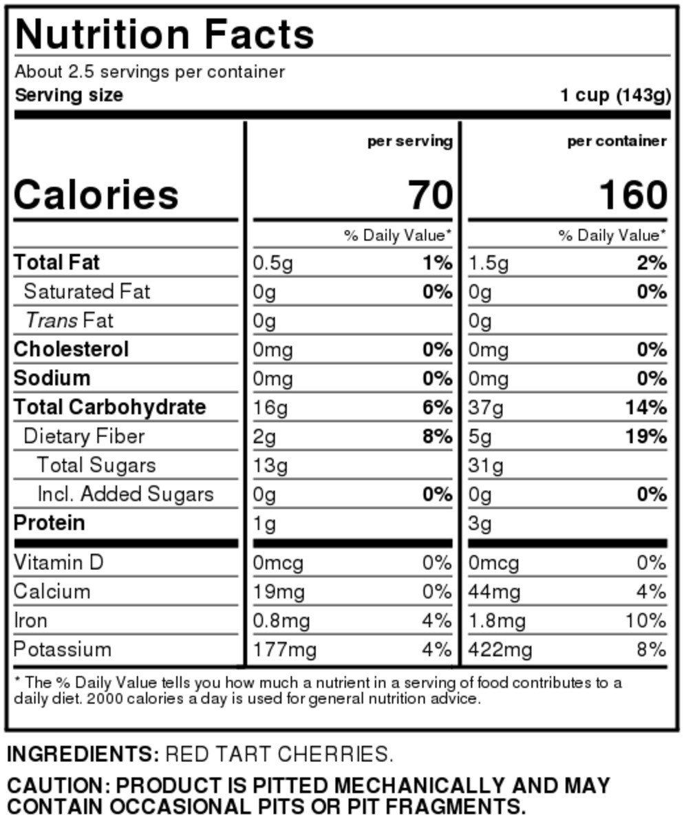 slide 4 of 9, Food Club Unsweetened Pitted Red Tart Cherries, 12 oz