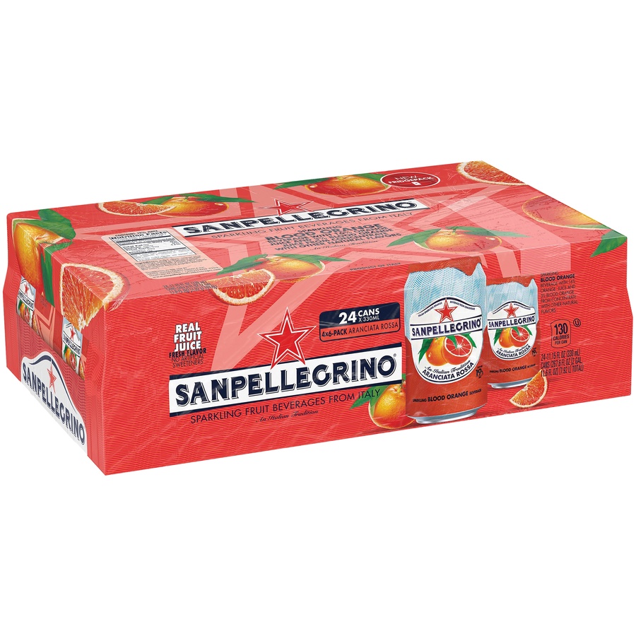 S.Pellegrino Blood Orange Sparkling Water 6 ct; 330 ml | Shipt