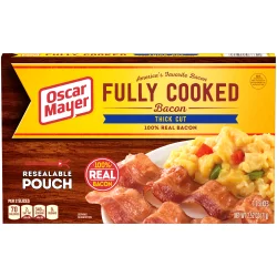 Oscar Mayer Fully Cooked Thick Cut Bacon, 7-9 slices