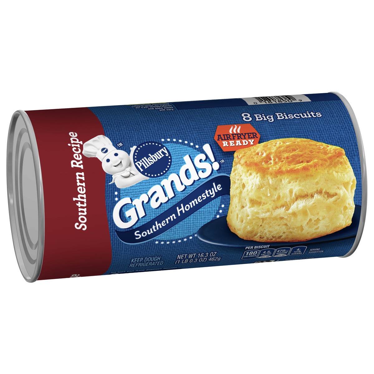 slide 9 of 9, Pillsbury Grands! Southern Homestyle, Original Biscuits, 8 ct, 16.3 oz, 8 ct