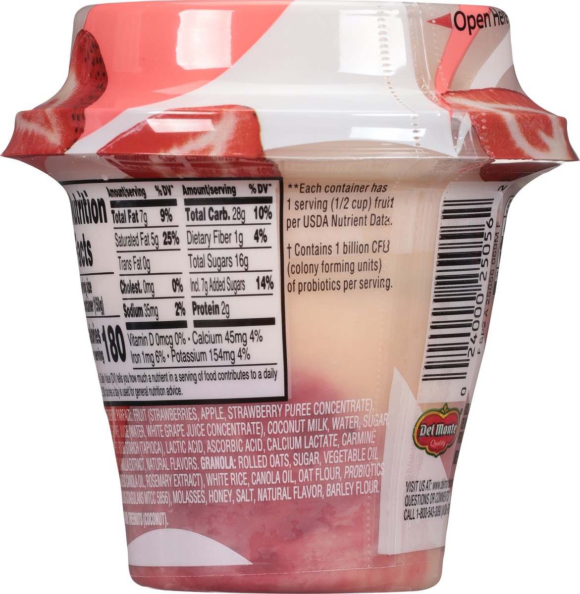 slide 4 of 14, Del Monte Fruit Crunch Strawberry Fruit Crunch Parfait 5.3 oz, 5.3 oz