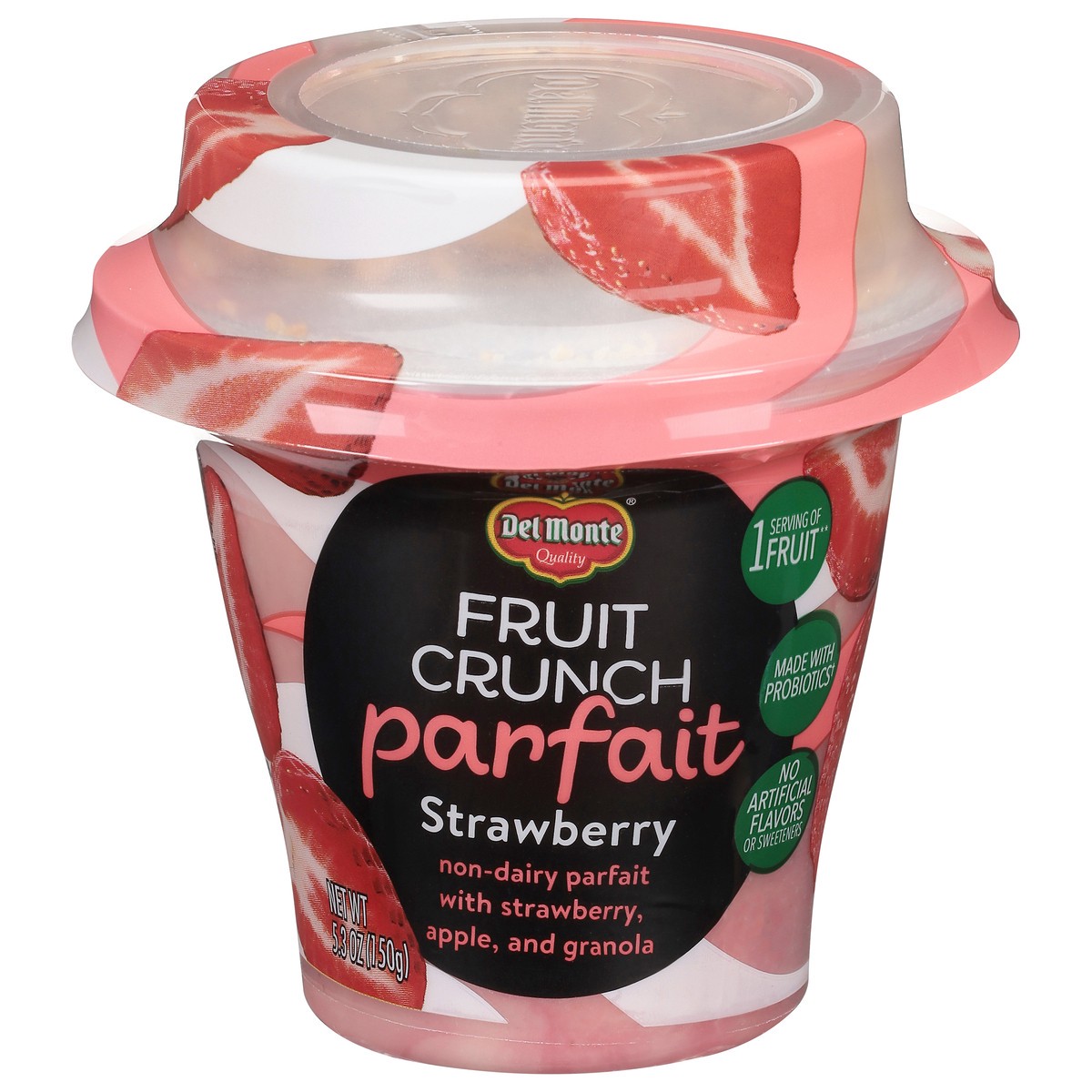 slide 1 of 14, Del Monte Fruit Crunch Strawberry Fruit Crunch Parfait 5.3 oz, 5.3 oz