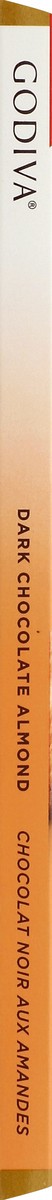 slide 3 of 5, Godiva Dark Chocolate Almond Bar, 3.1 oz